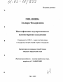 Идентификация государственности: политико-правовое исследование тема диссертации по юриспруденции