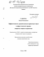 Эффективность процессуально-правовых норм в сфере частного права: вопросы теории и практики тема диссертации по юриспруденции