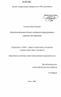 Политический режим России: особенности формирования и правового регулирования тема диссертации по юриспруденции