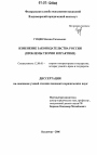 Изменение законодательства России тема диссертации по юриспруденции