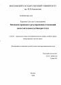 Механизм правового регулирования отношений несостоятельности (банкротства) тема диссертации по юриспруденции