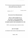 Представительный орган местного самоуправления в системе публичной власти муниципального образования в России тема диссертации по юриспруденции